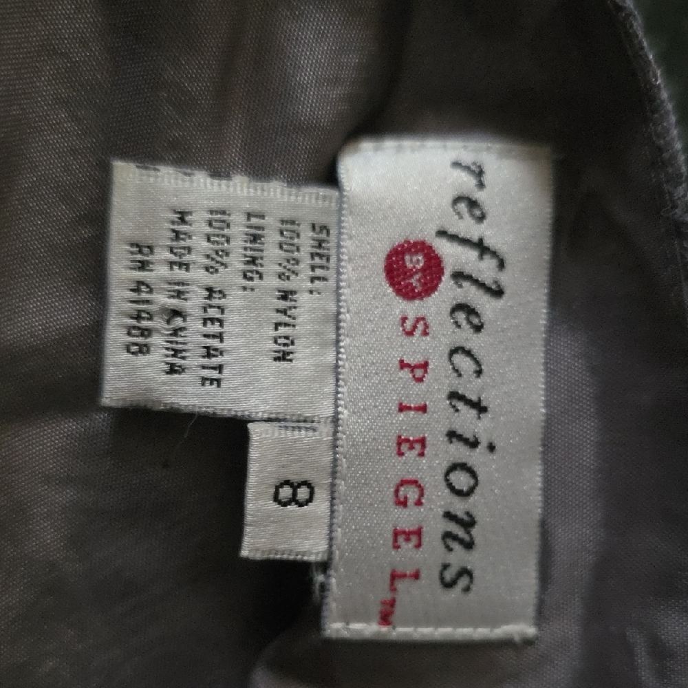 Reflections Spiegel Gray Crop Top